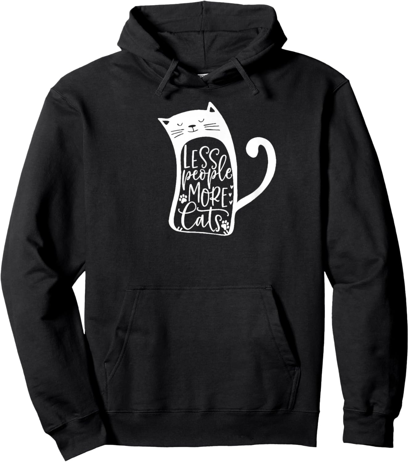 Cute Cat Lover Kitty Pet Hoodie - Hoodie | Black
