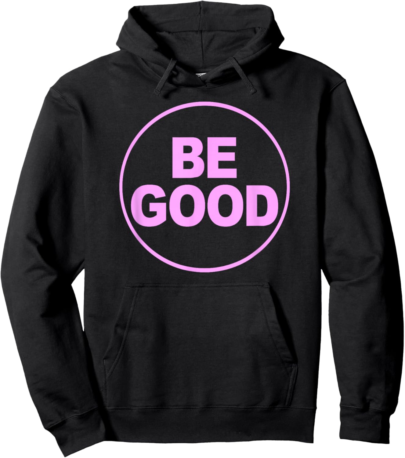 BE Good Support Button Style Hoodie - Hoodie | Black