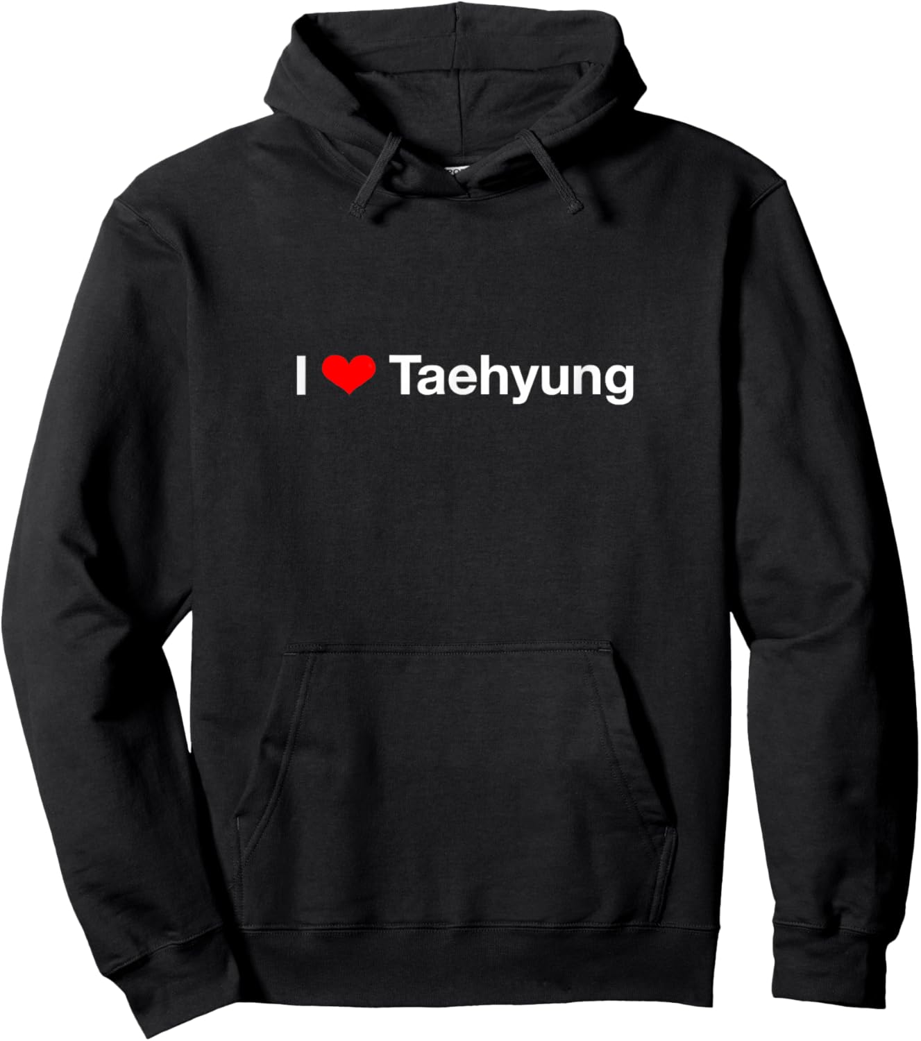 I Heart Taehyung Hoodie - Hoodie | Black