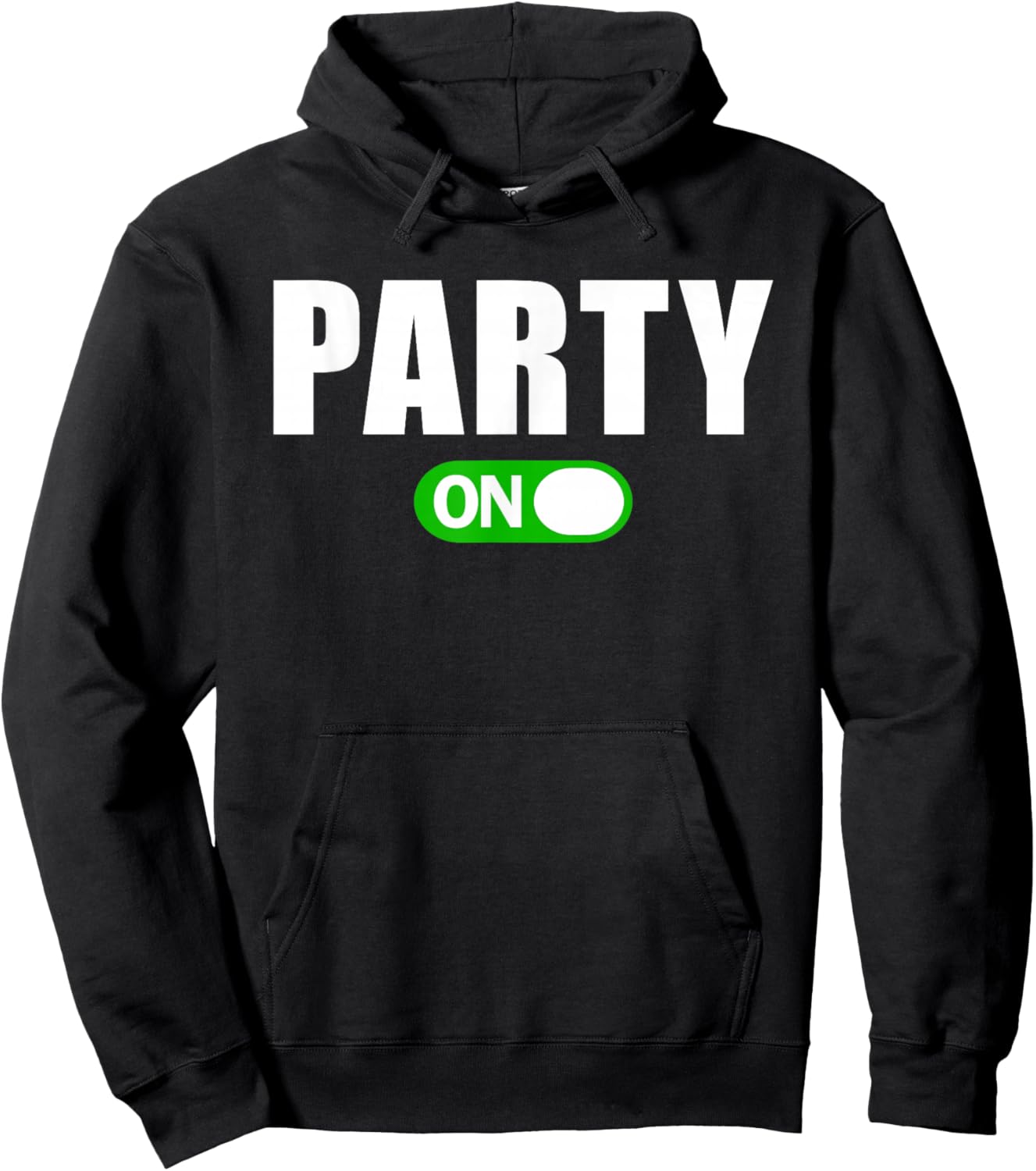 Party On Hoodie - Hoodie | Black