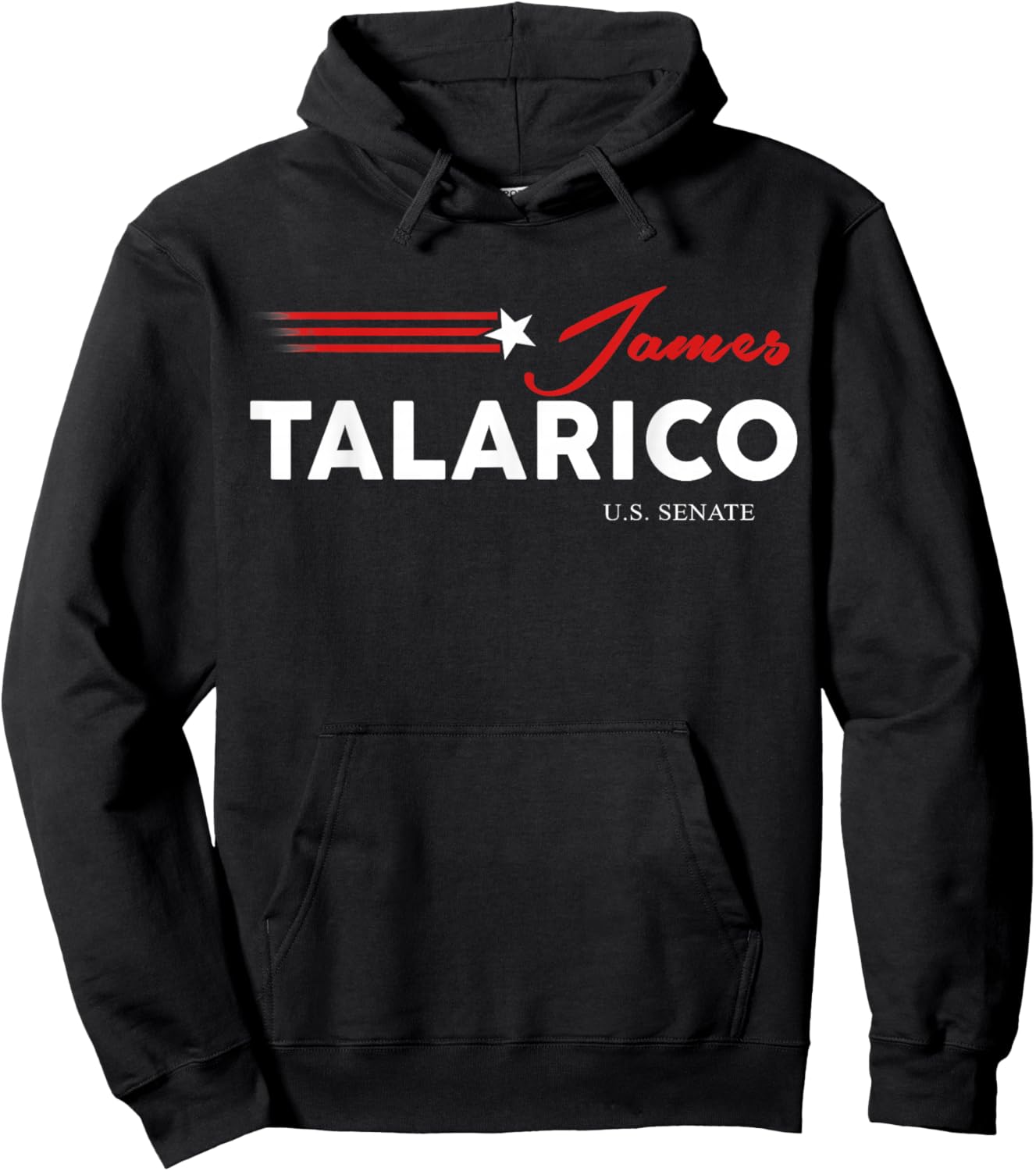 James Talarico for U.S. Senate from Texas 2026 Retro US Flag Hoodie - Hoodie | Black