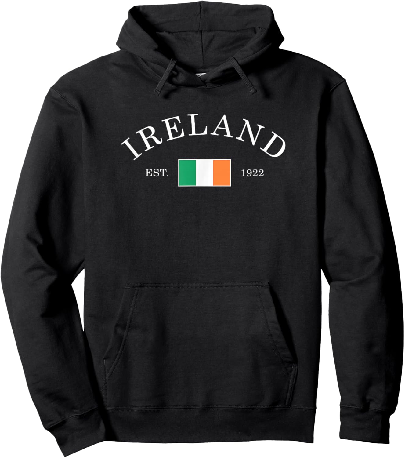 Vintage Ireland Flag Irish Retro Throwback Kids Hoodie - Hoodie | Black