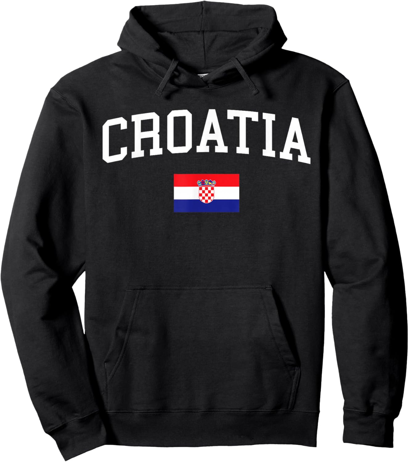 Croatian Flag Men Women Kids Croatia Hoodie - Hoodie | Black