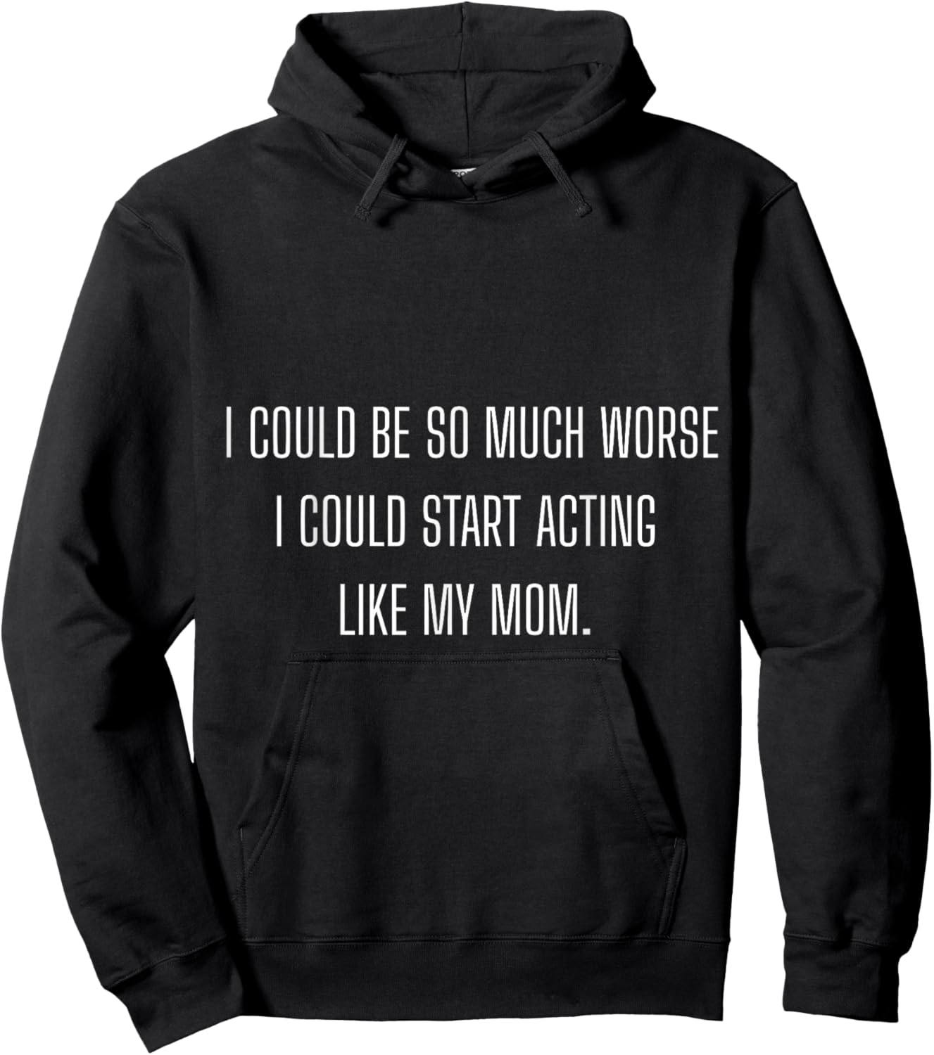 Funny Daughter Mom Mother Hoodie - Hoodie | Black