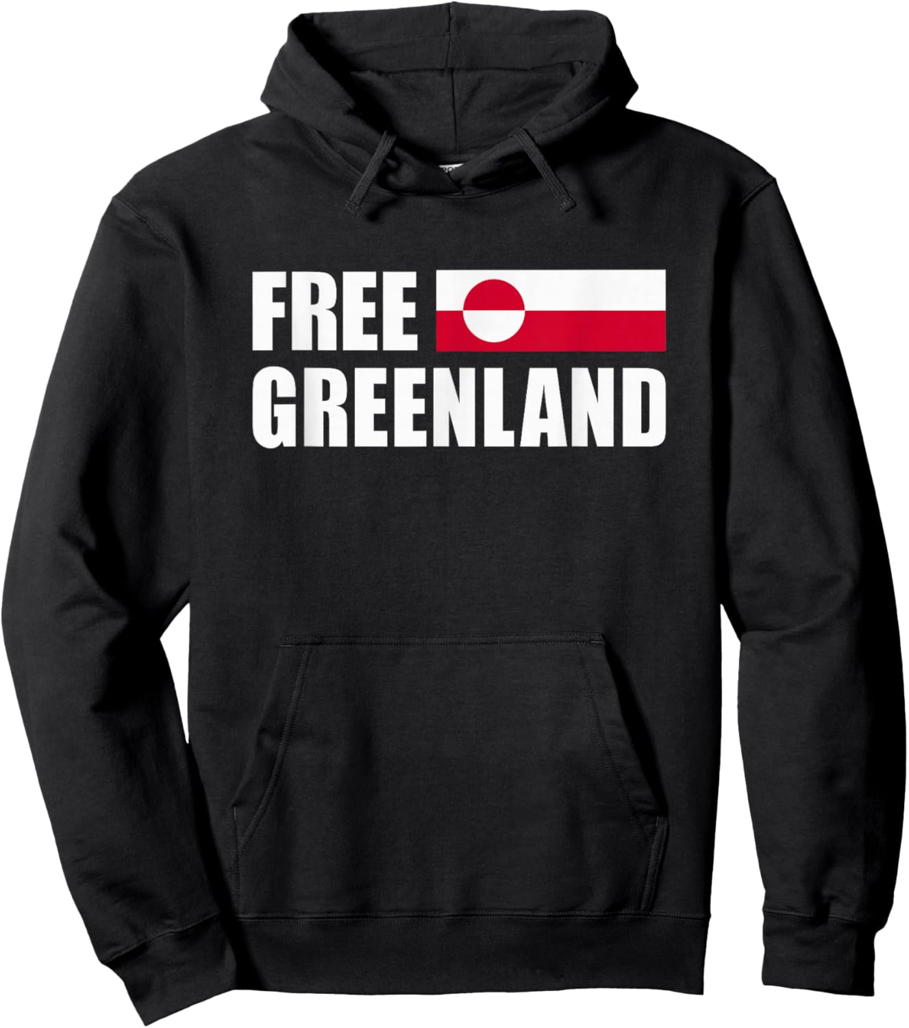 Free Greenland Country Men Women Kalaallit Flag Greenlanders Hoodie - Hoodie | Black