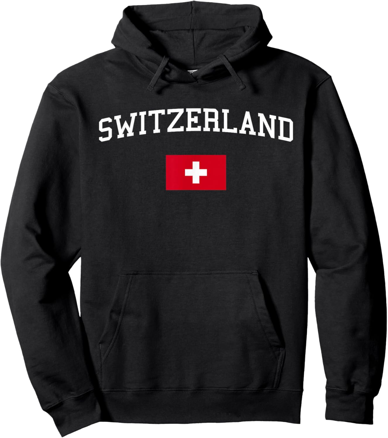 Swiss Flag Men Women Kids Switzerland Hoodie - Hoodie | Black