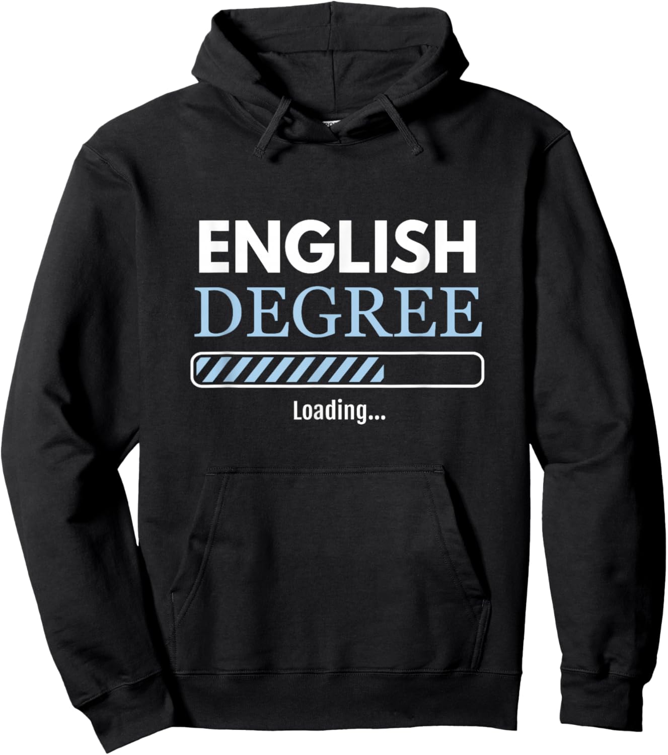 English Student English Degree Loading English Major Hoodie - Hoodie | Black