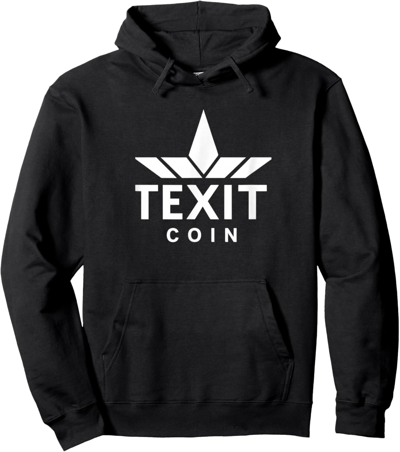 Texit Logo American Made Crypto Project Patriotic Hoodie - Hoodie | Black