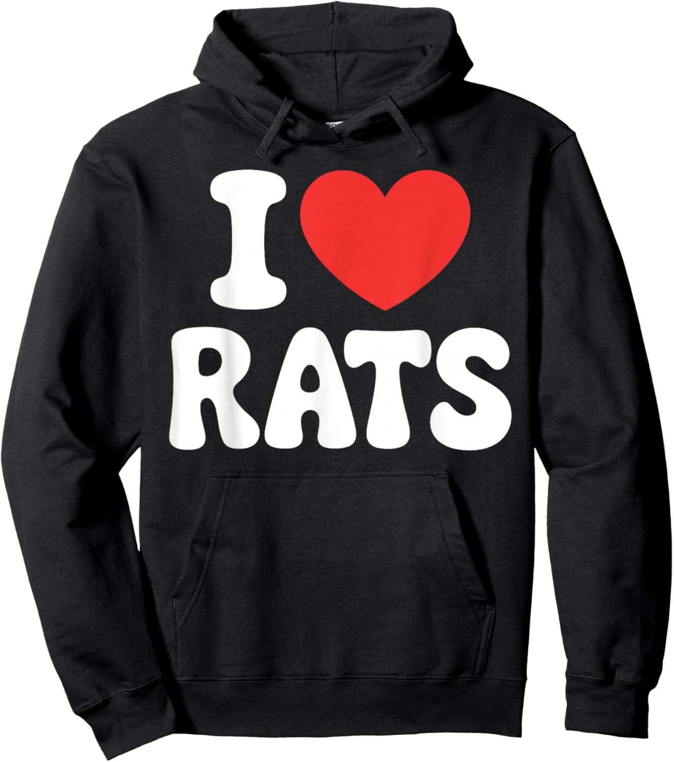 Funny Rat Design Women Kids Rat Owner Rat Lover Hoodie - Hoodie | Black