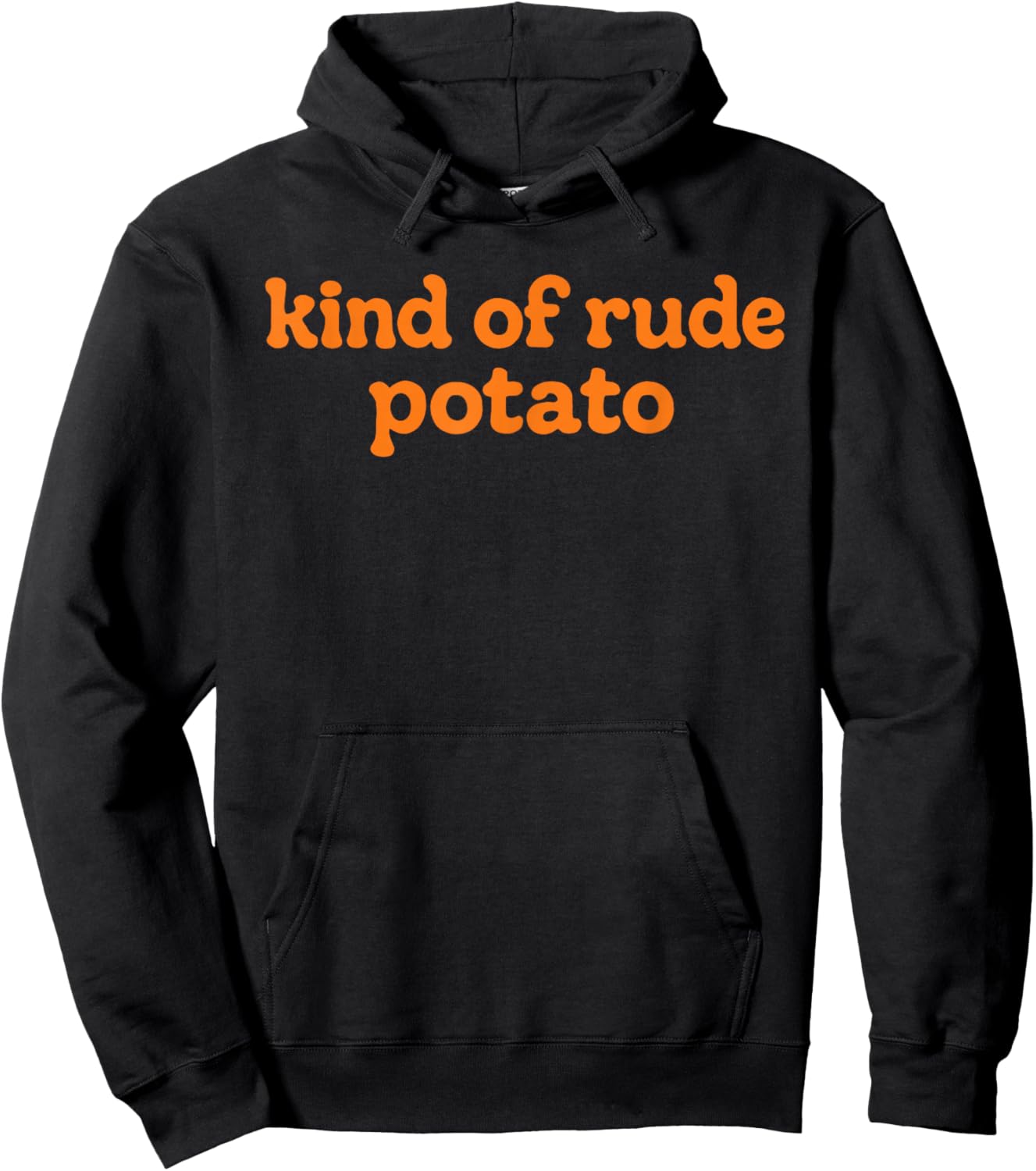Sweet Potato and Kind of Rude Potato Hoodie - Hoodie | Black
