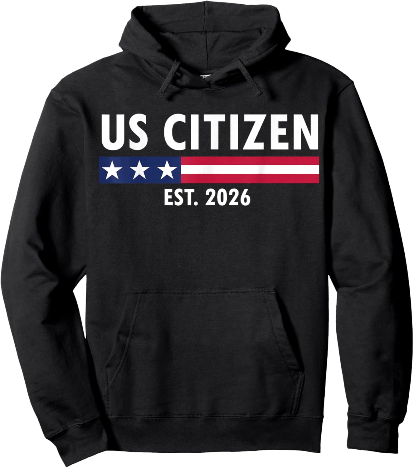 US Citizenship 2026 Decoration USA New American Citizen Hoodie - Hoodie | Black