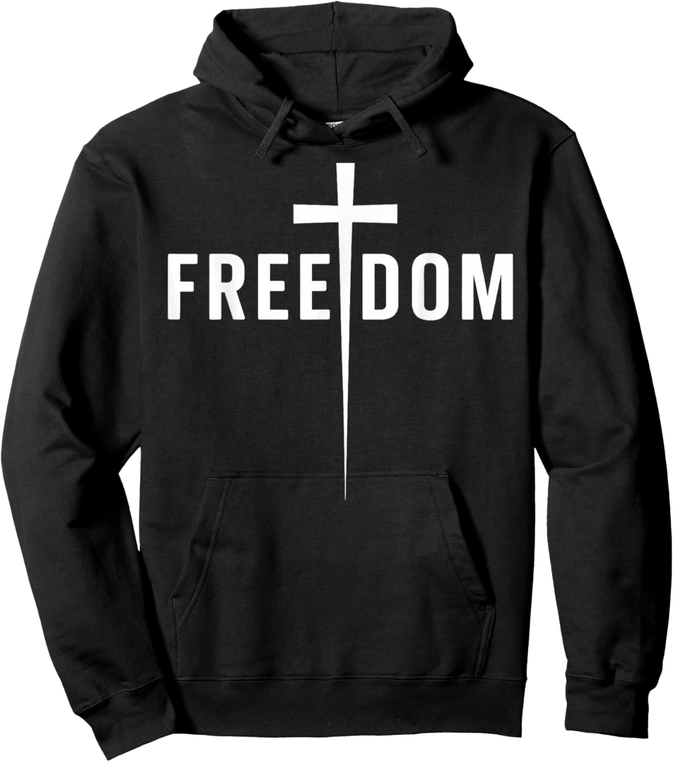 Freedom Cross Hoodie - Hoodie | Black