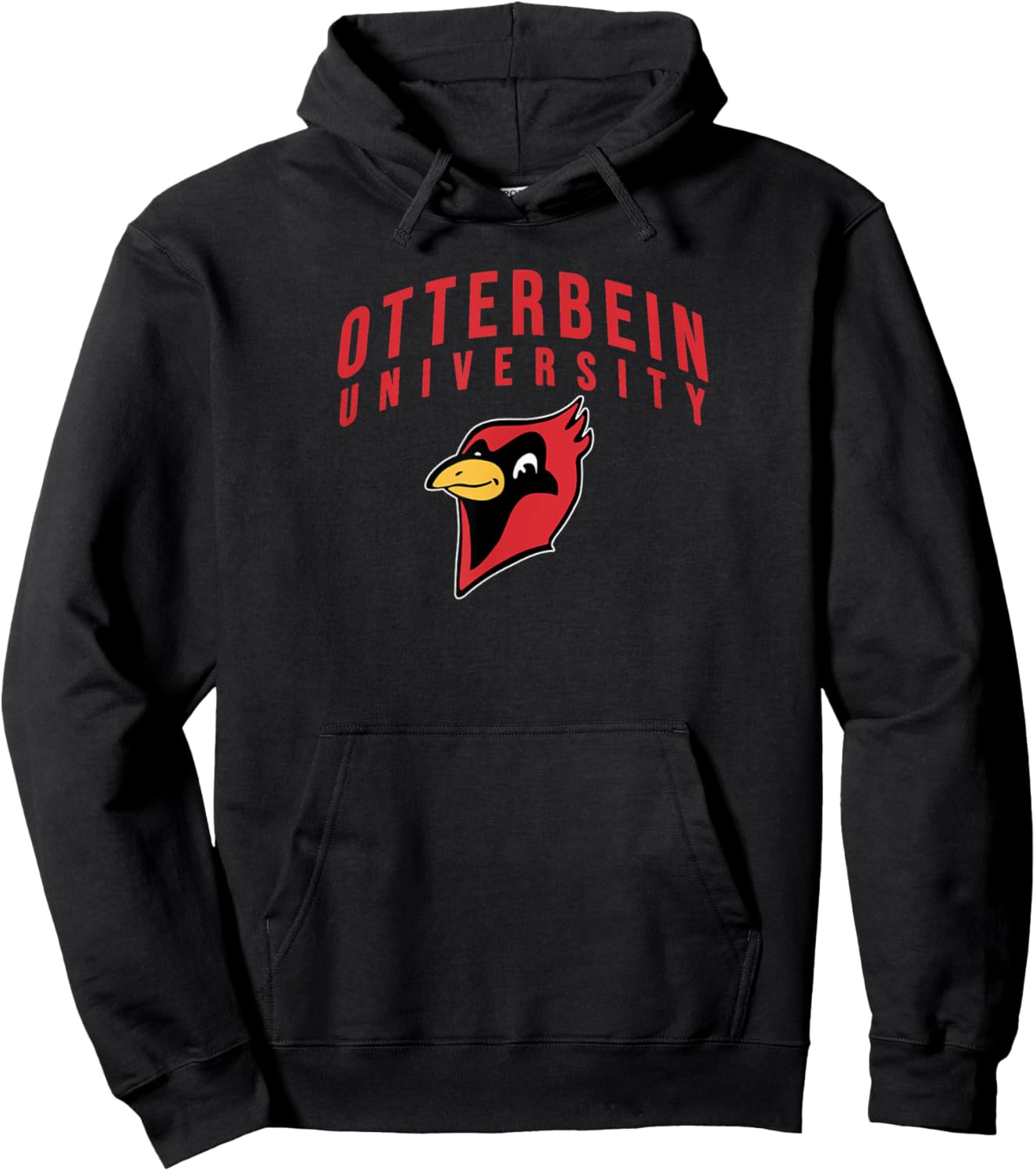 Otterbein University Cardinals Primary Logo Hoodie - Hoodie | Black