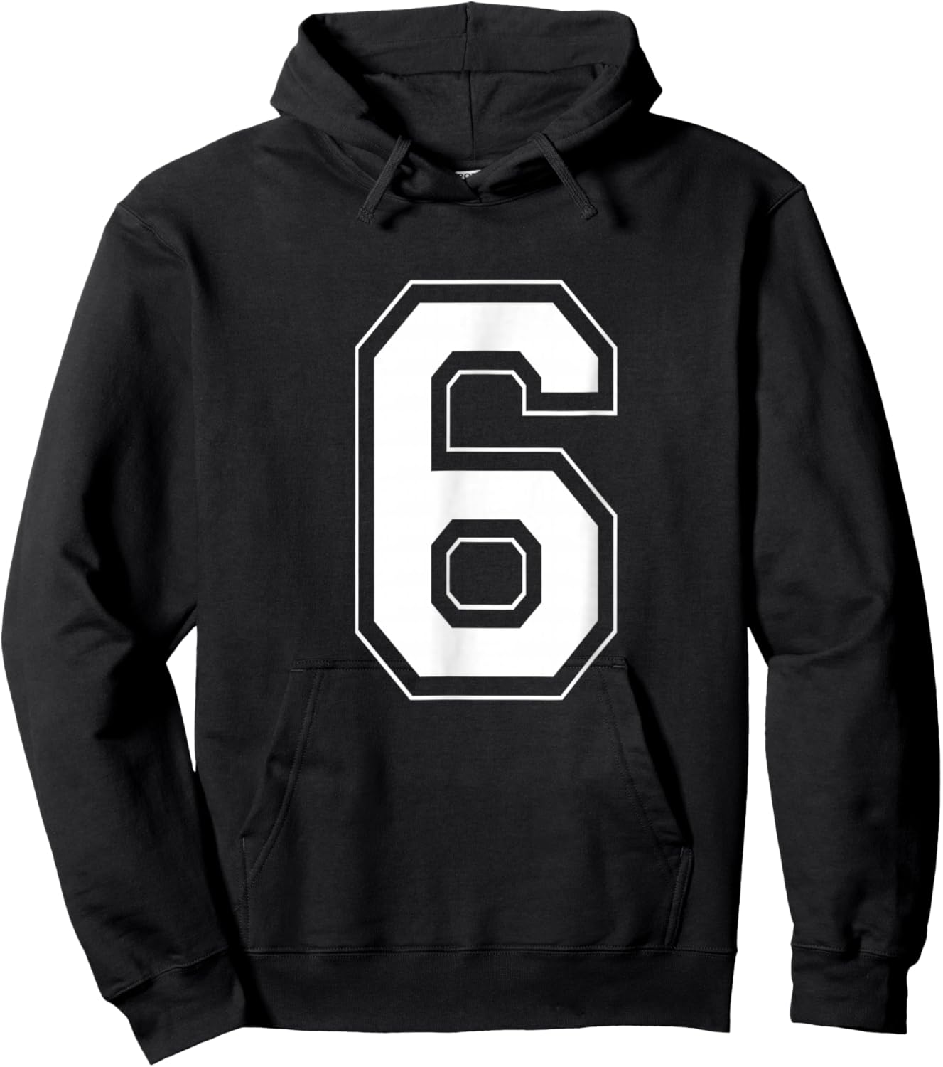 Number 6 Funny Meme Saying 6 7 Six Seven 6th Birthday 6 Year Hoodie - Hoodie | Black