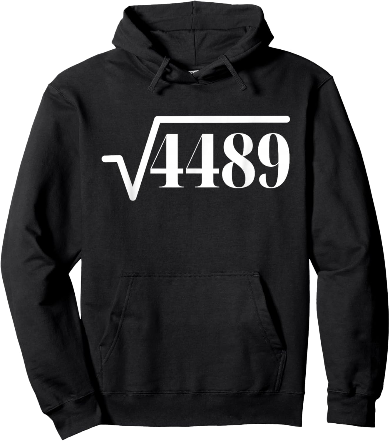 Funny Square Root 4489 67 Meme Saying 6 7 Math Hoodie - Hoodie | Black