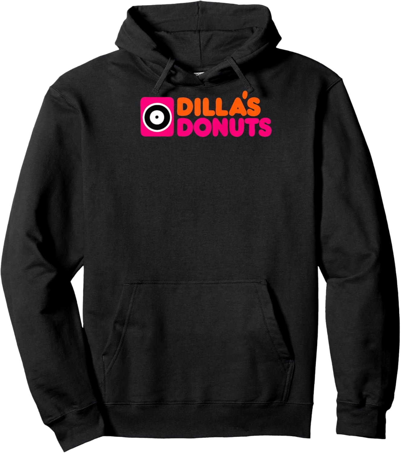 J Dillas Donuts Hiphop Jay Dee Raglan Baseball Hoodie - Hoodie | Black