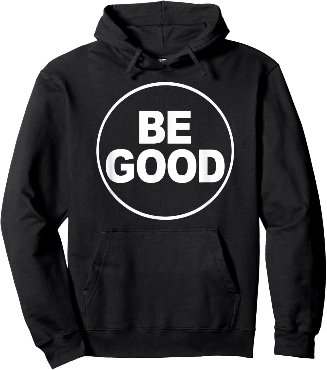 BE Good Support Button Style Hoodie - Hoodie | Black