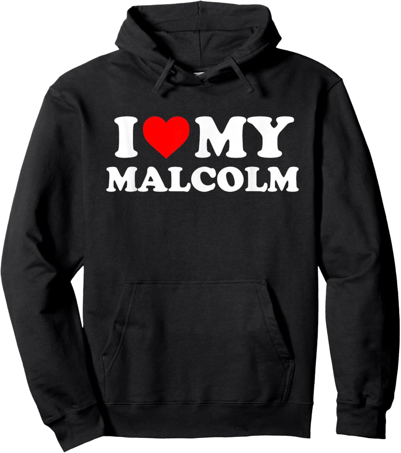I Love My Malcolm Hoodie - Hoodie | Black