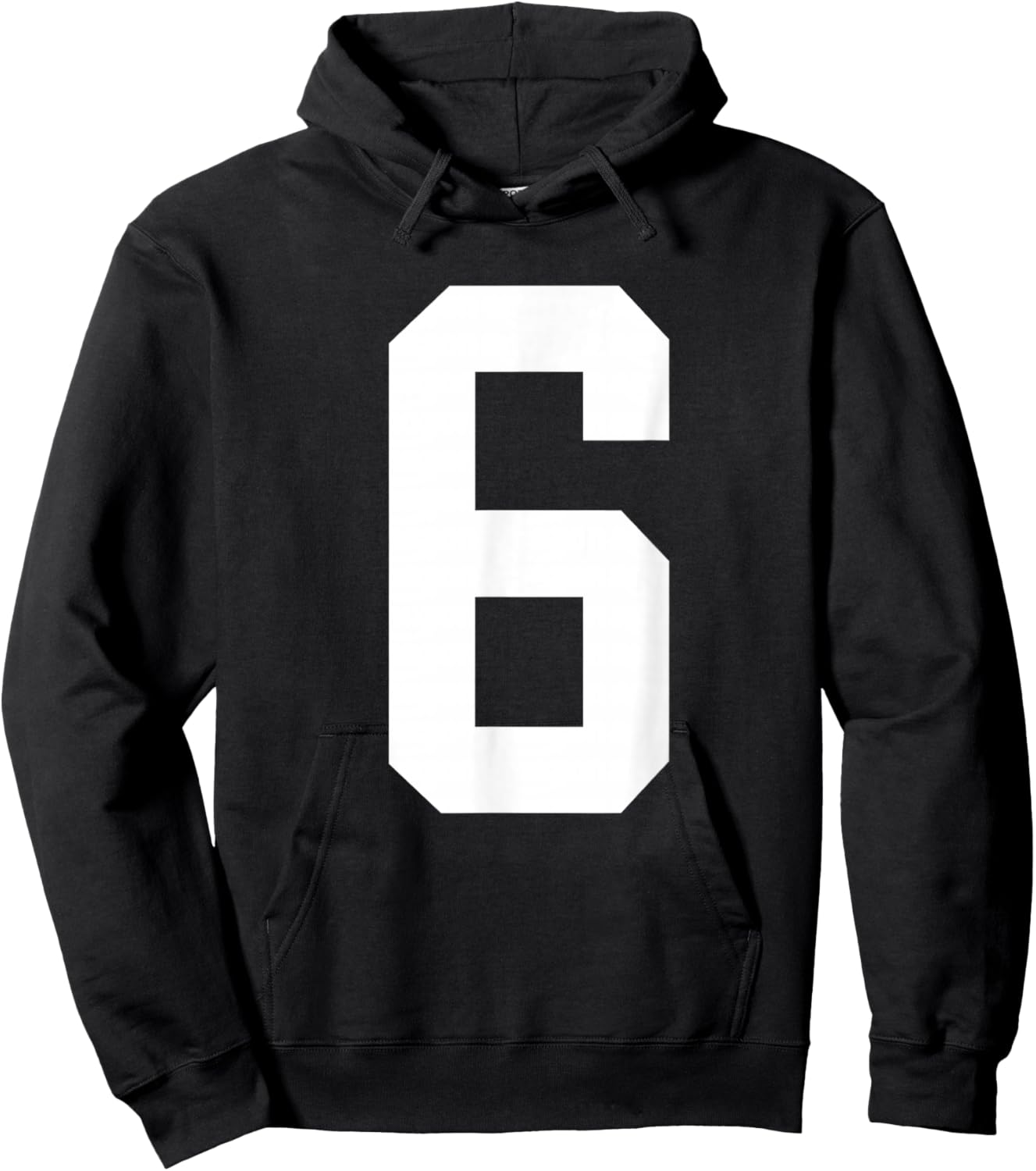 six Seven 67 Meme 6 in Front and 7 on Back (2 Sides) Hoodie - Hoodie | Black