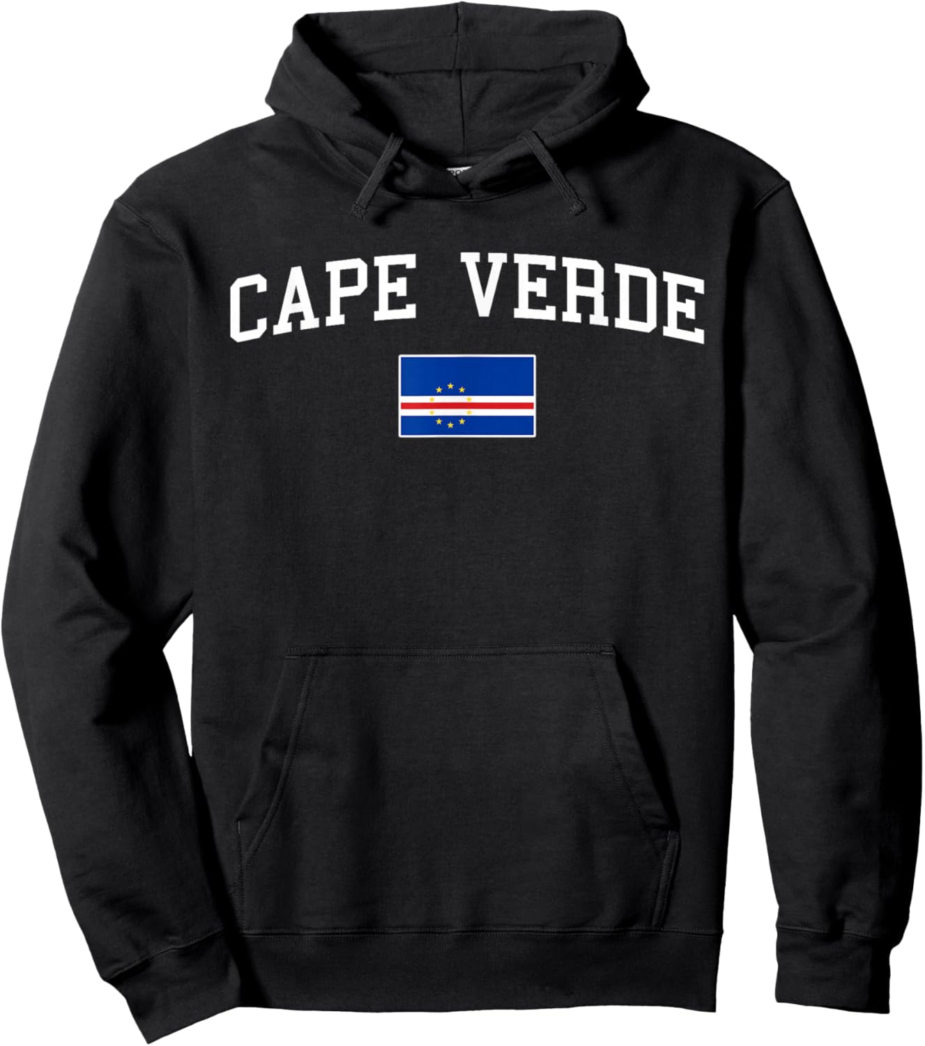Cape Verdean Flag Men Women Kids Cape Verde Hoodie - Hoodie | Black