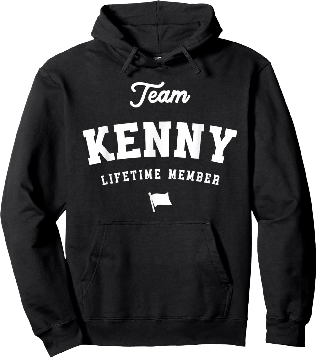 Team Kenny Lifetime Member Funny Name Kenny Hoodie - Hoodie | Black