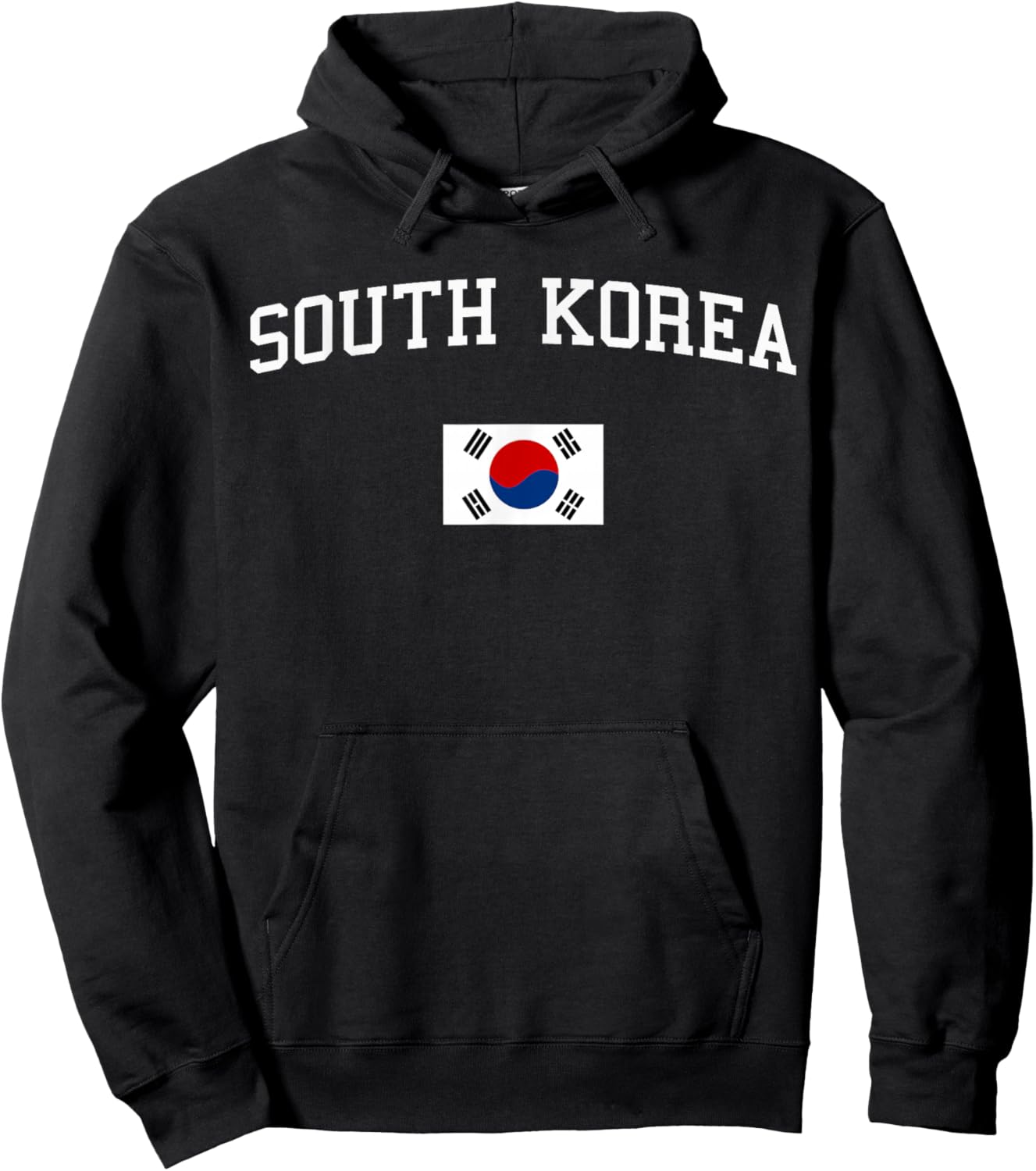Korean Flag Men Women Kids South Korea Hoodie - Hoodie | Black