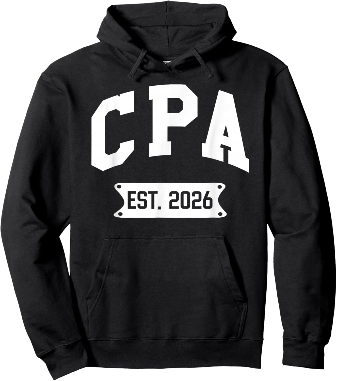 CPA Est 2026 Certified Public Accountant Graduate Graduation Hoodie - Hoodie | Black