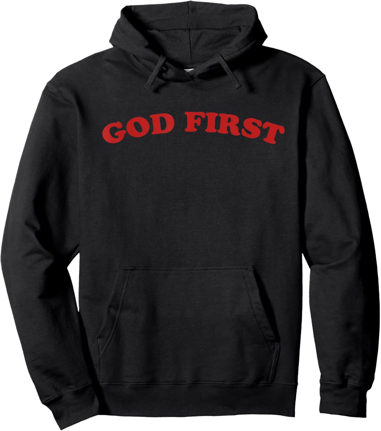 God First Hoodie - Hoodie | Black
