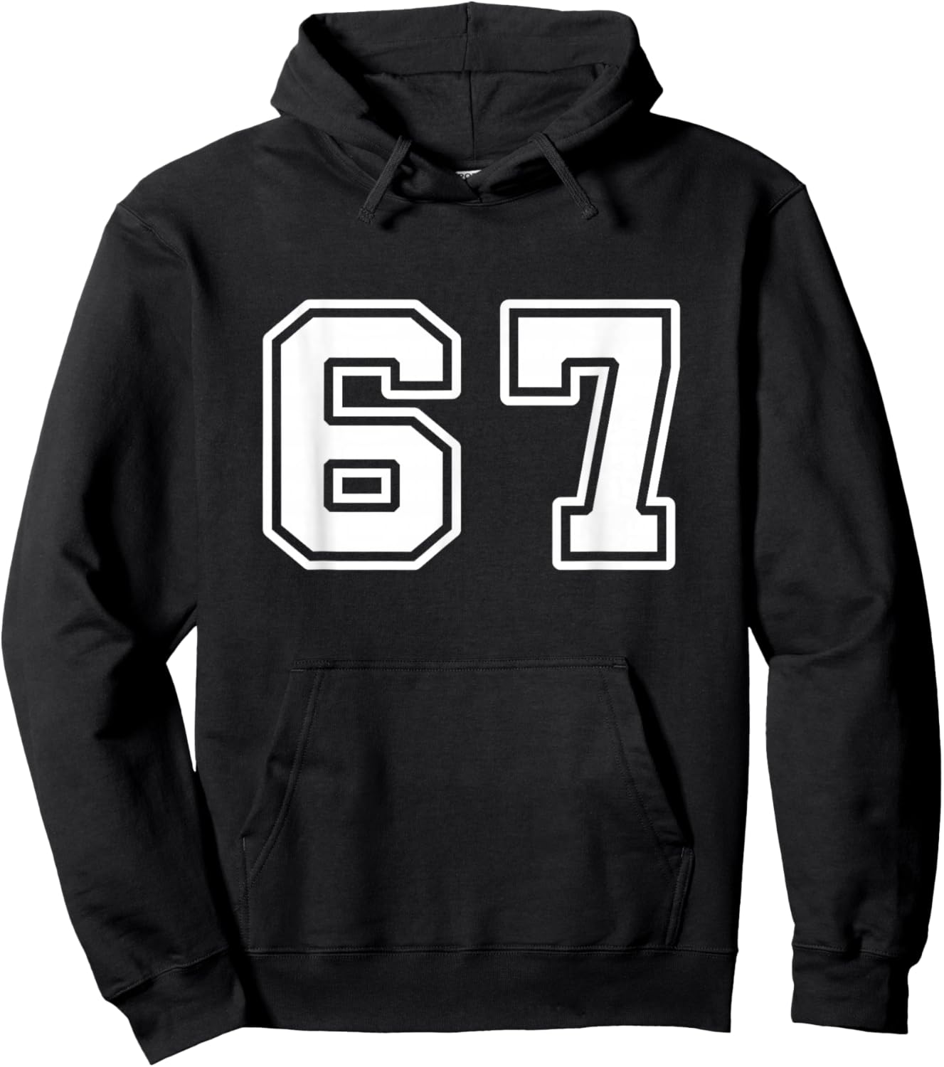 Six Seven 6 7 Meme 67 Hoodie - Hoodie | Black