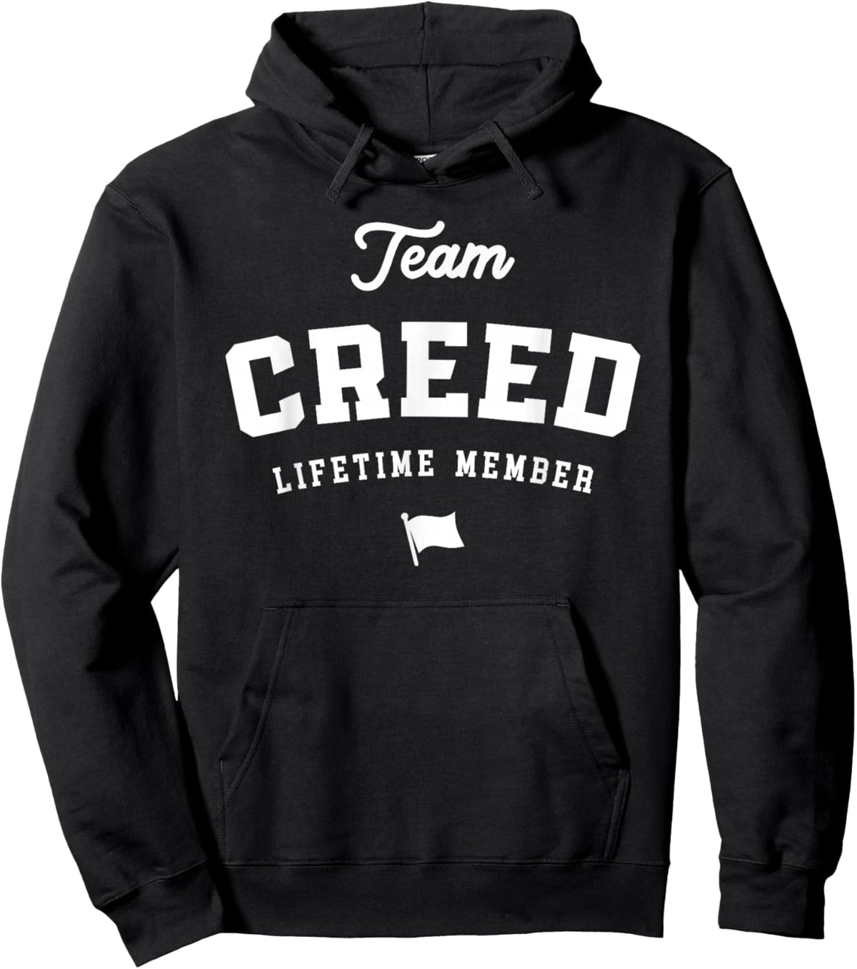 Team Creed Lifetime Member - Funny Name Creed Hoodie - Hoodie | Black
