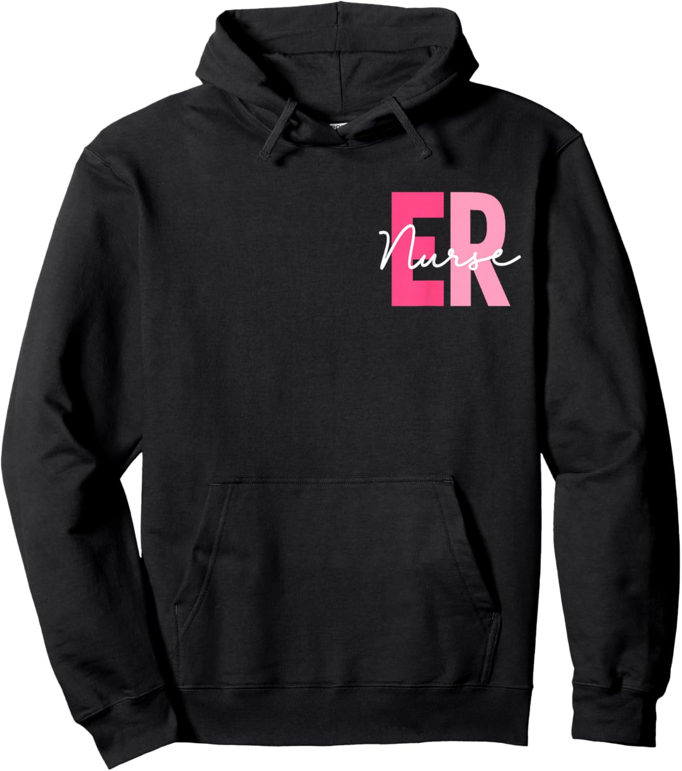 Er Nurse Emergency Room Nurses Emergency Department 2 Sided Hoodie - Hoodie | Black