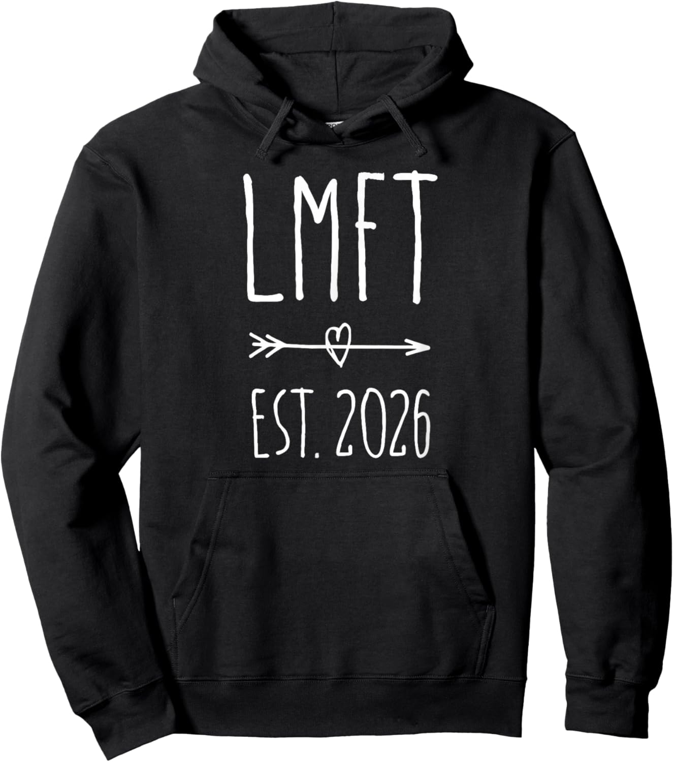 LMFT Licensed Marriage and Family Therapist Graduation 2026 Hoodie - Hoodie | Black