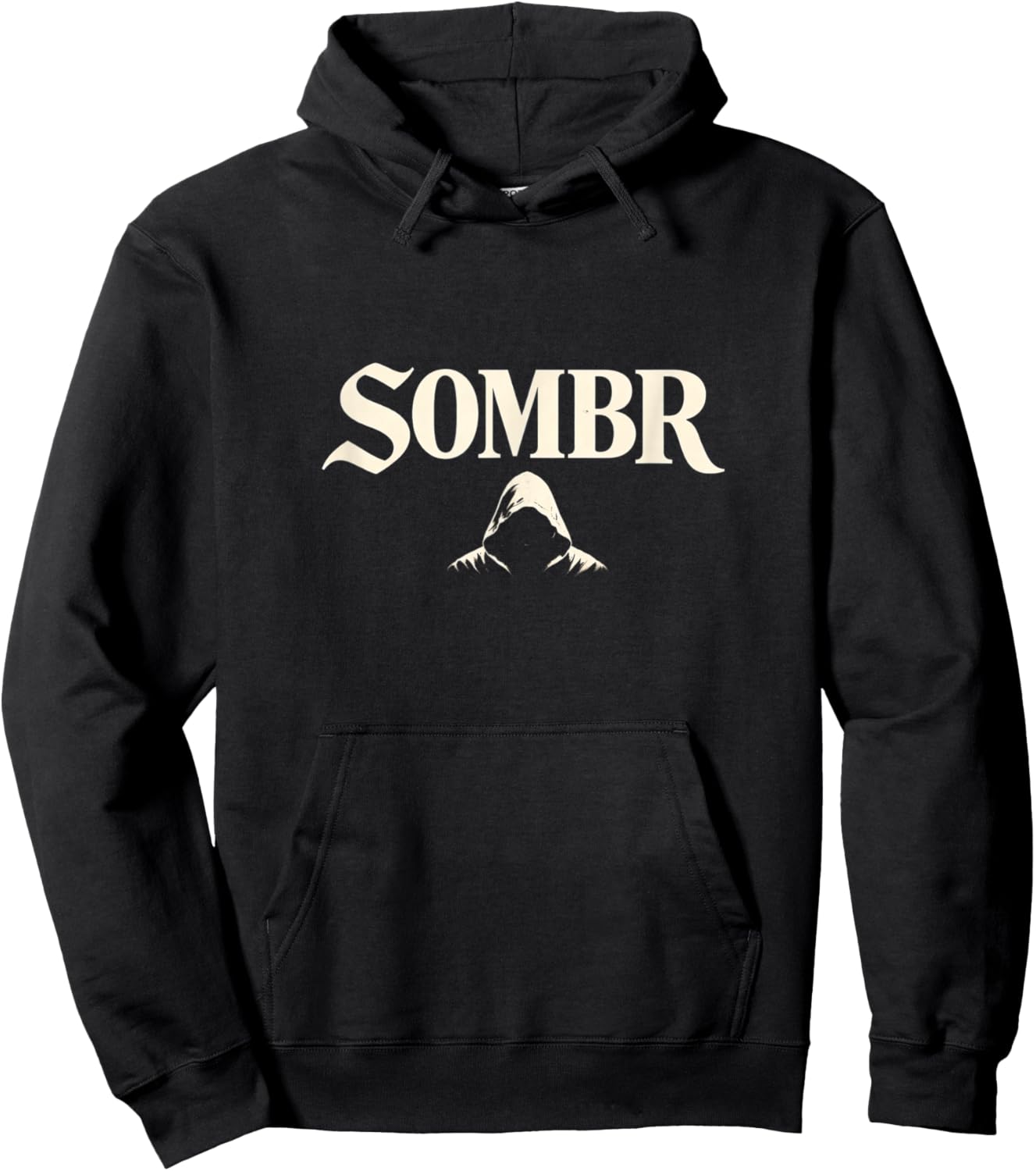 Vintage Retro 90s Sombr Hoodie - Hoodie | Black