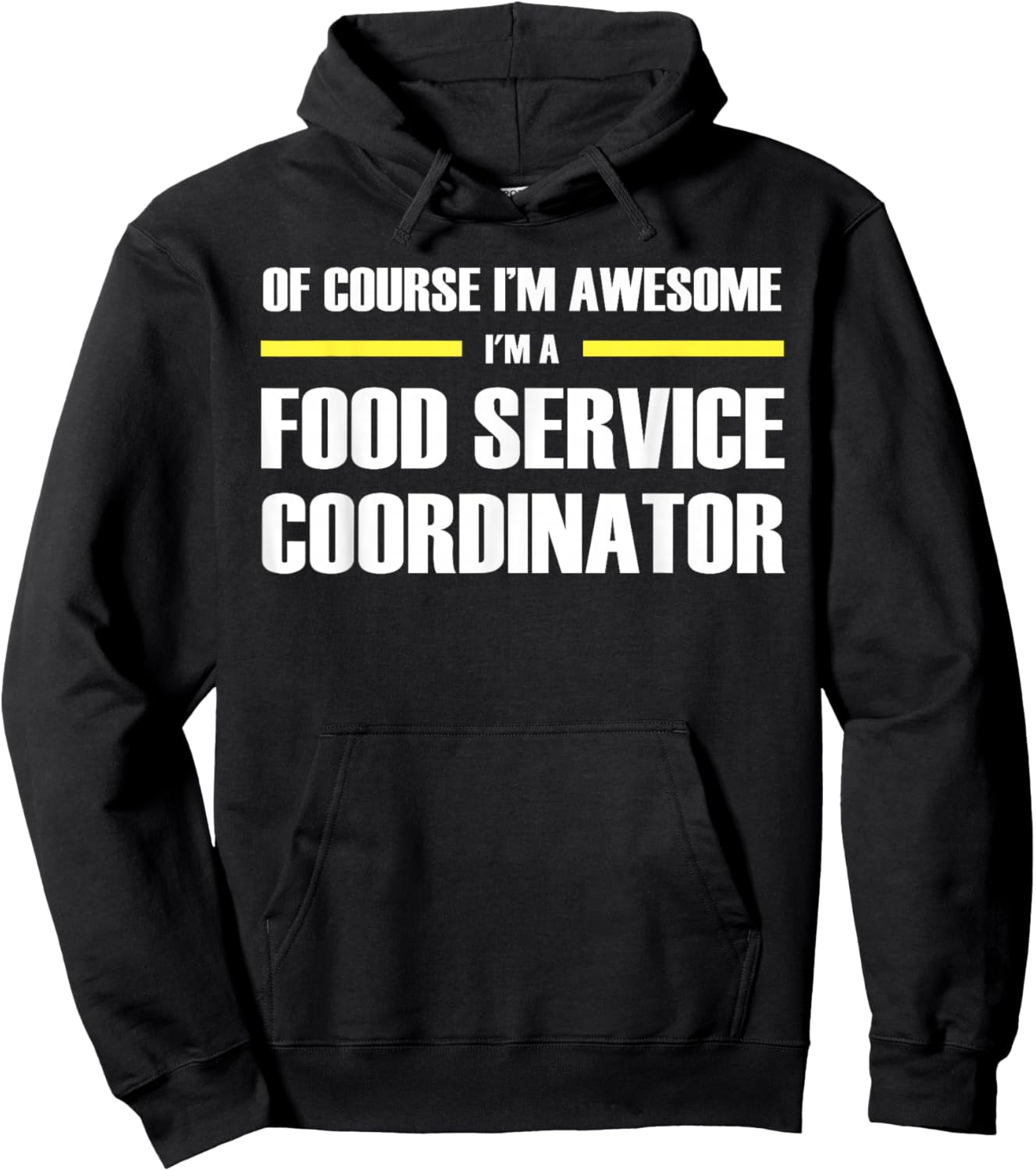 The Original Awesome Food Service Coordinator Hoodie - Hoodie | Black