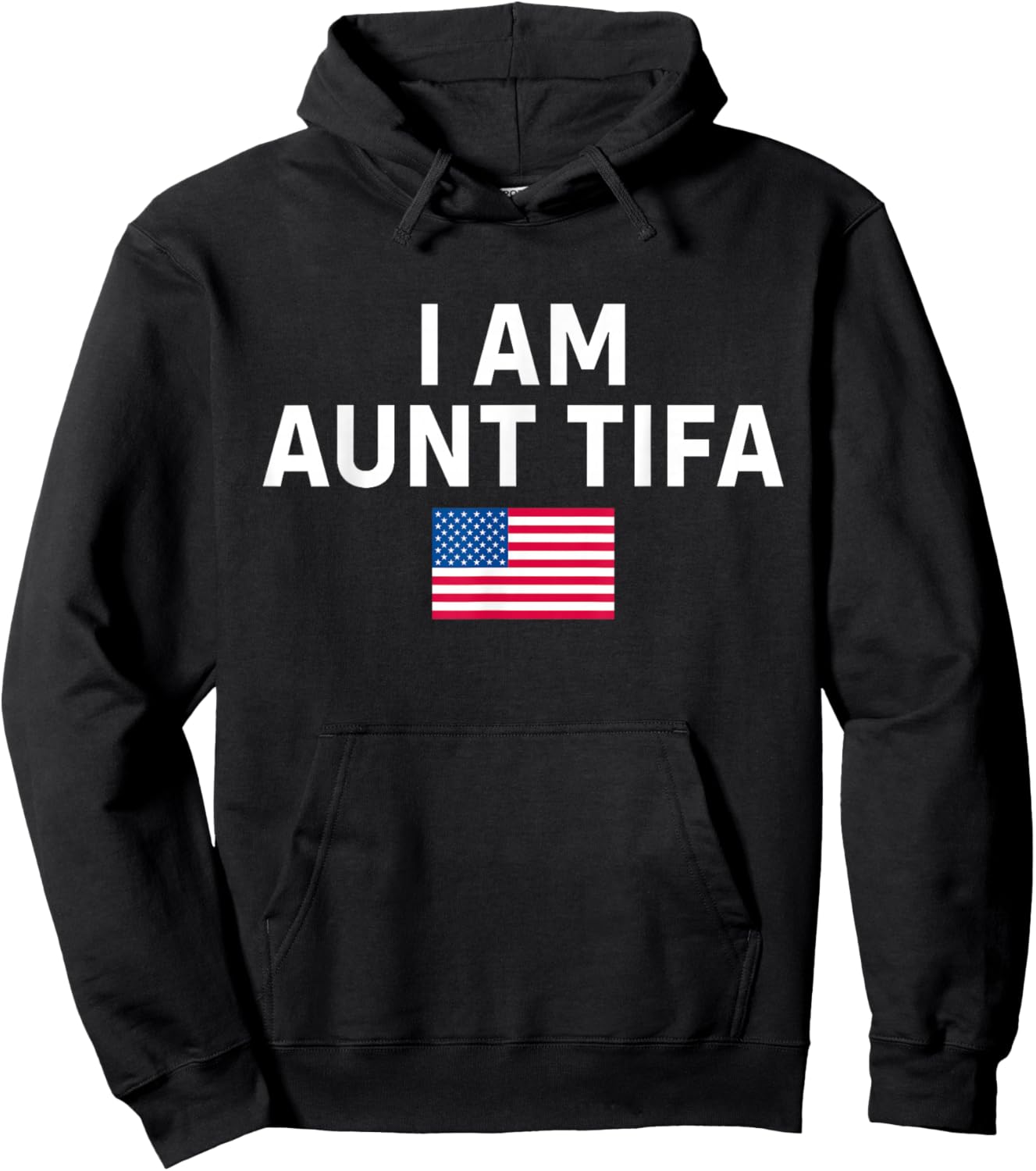 I Am Aunt Tifa | Aunt Tifa Funny Aunt Tifa Hoodie - Hoodie | Black