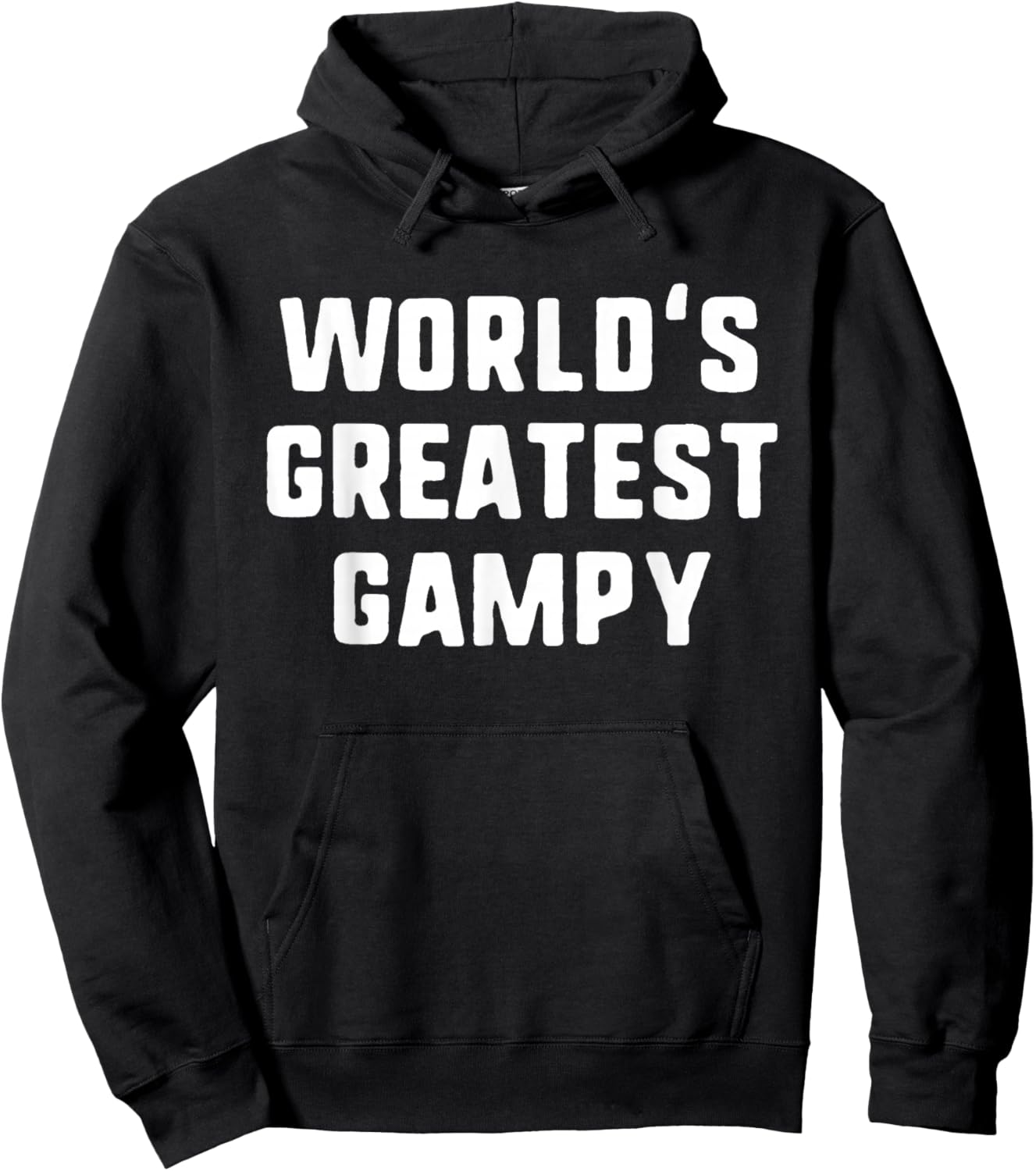 World's Greatest Gampy Funny Family Hoodie - Hoodie | Black