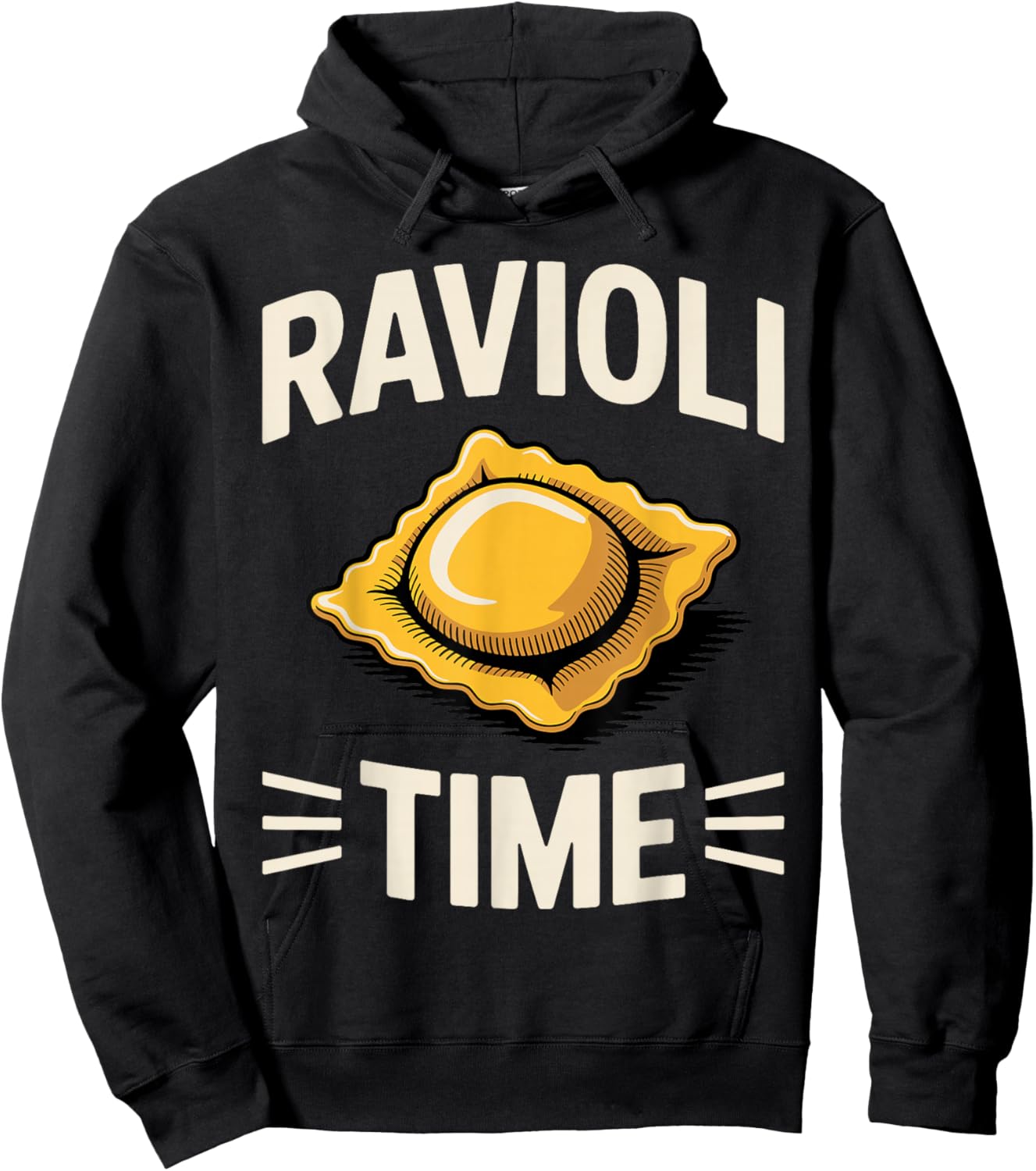 Funny Ravioli Art Women Ravioli Pasta Fan Ravioli Hoodie - Hoodie | Black