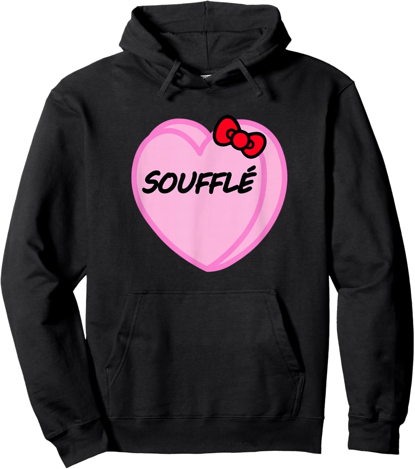 Valentines Day Candy Sweet Hearts Love Soufflé Hoodie - Hoodie | Black