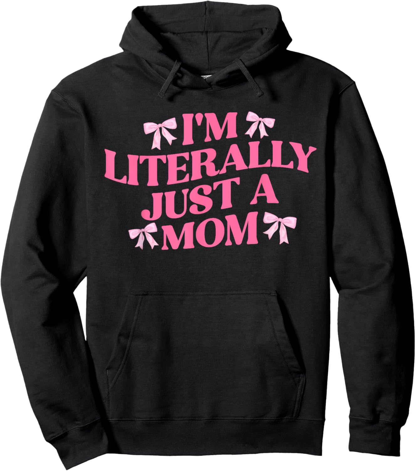 Just A Mom, Honest, Home Hoodie - Hoodie | Black