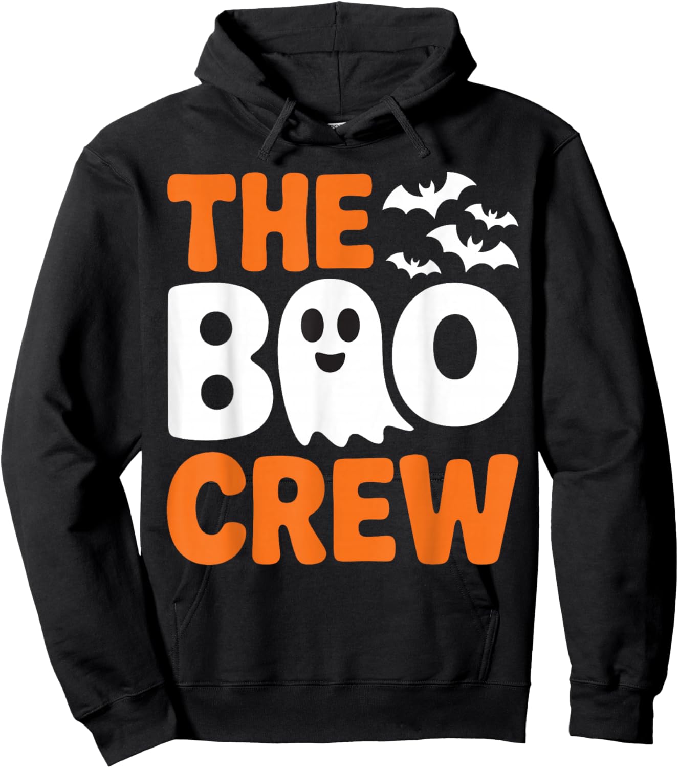 The Boo Crew Comedy Ghost Spooky Season Outfit Hoodie - Hoodie | Black