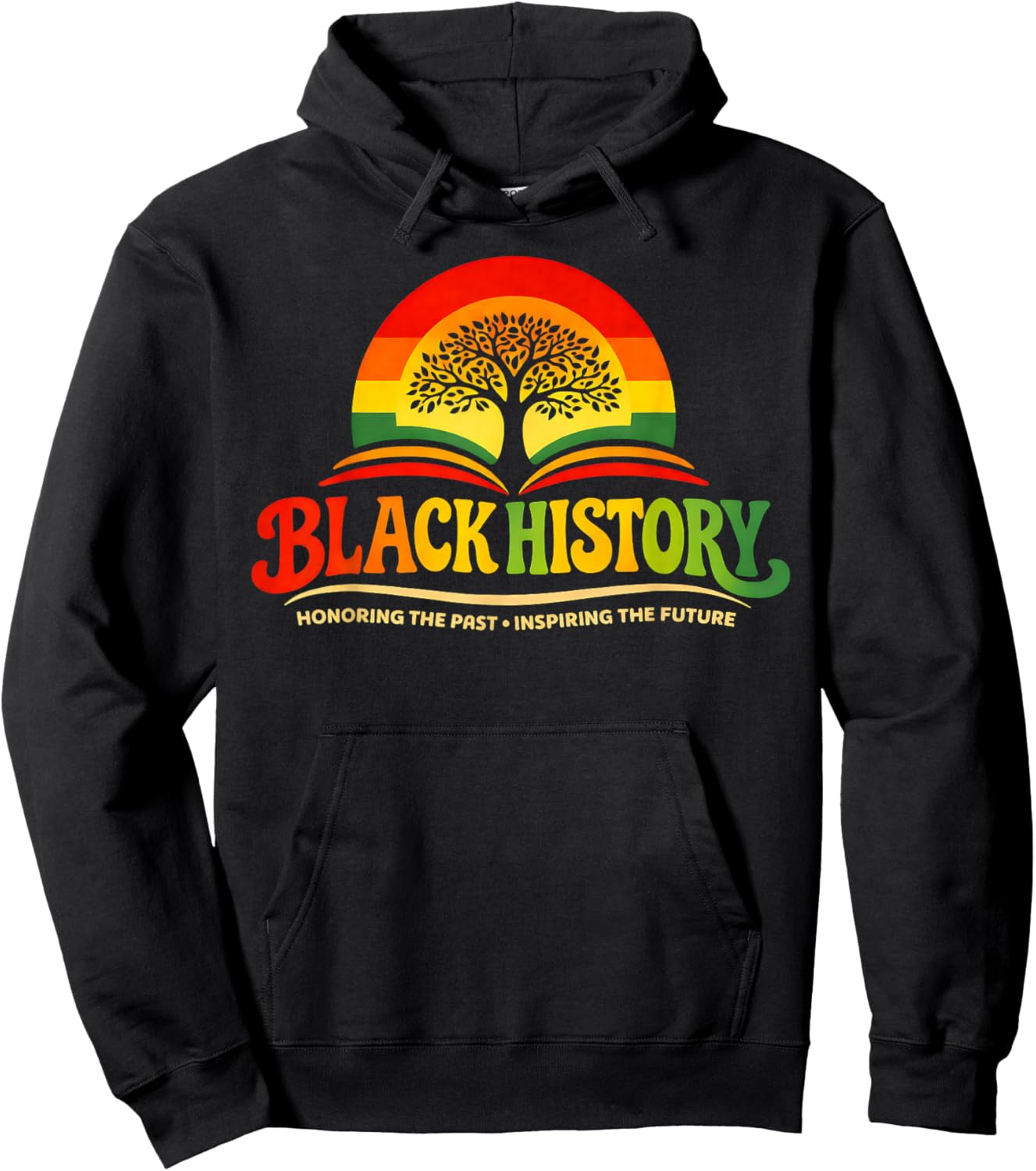 Honoring Past Inspiring Future Men Women Black History Month Hoodie - Hoodie | Black