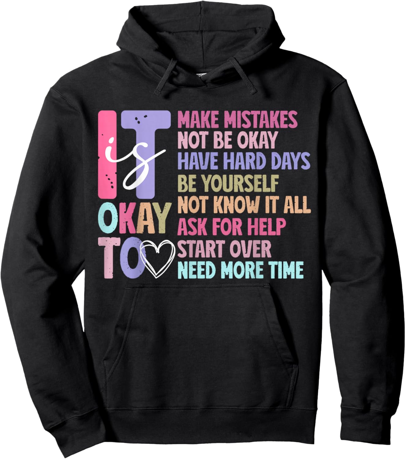 Brain Illness Inspiration Mental Health Awareness Counselor Hoodie - Hoodie | Black