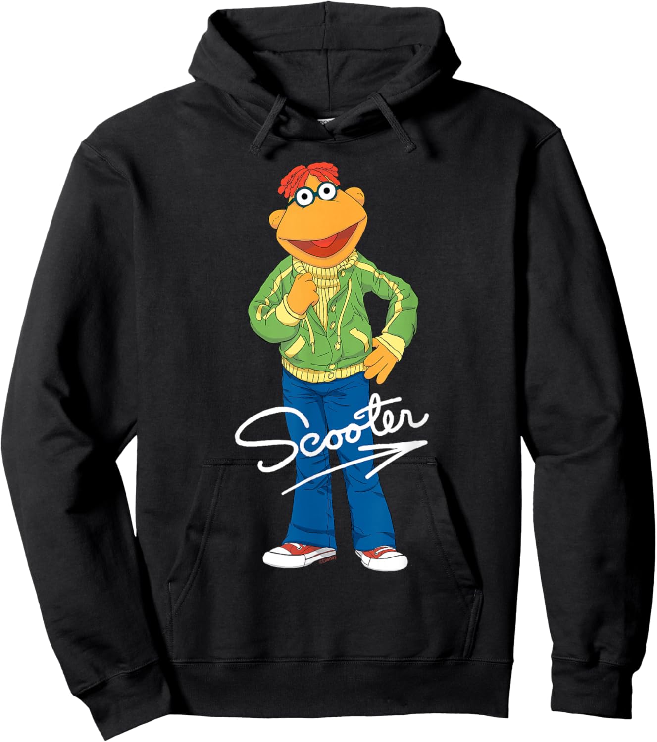 Disney The Muppets Scooter Big Pose Hoodie - Hoodie | Black