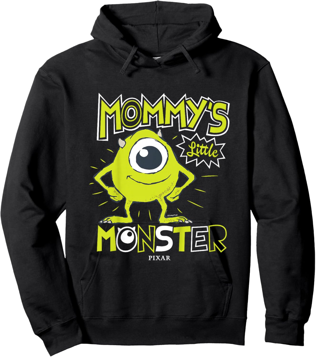 Disney Pixar Monsters, Inc. Little Monster Mother’s Day Hoodie - Hoodie | Black