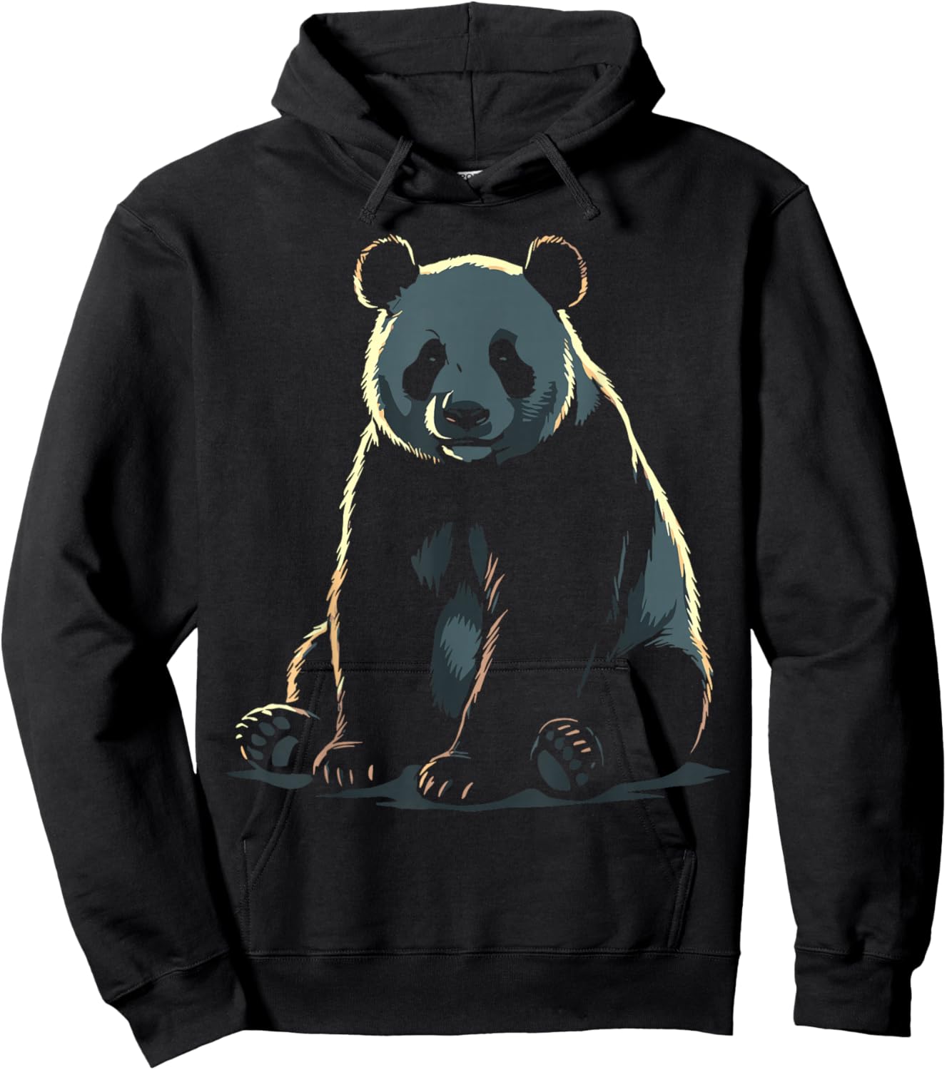 Cute Panda Bear Hoodie - Hoodie | Black