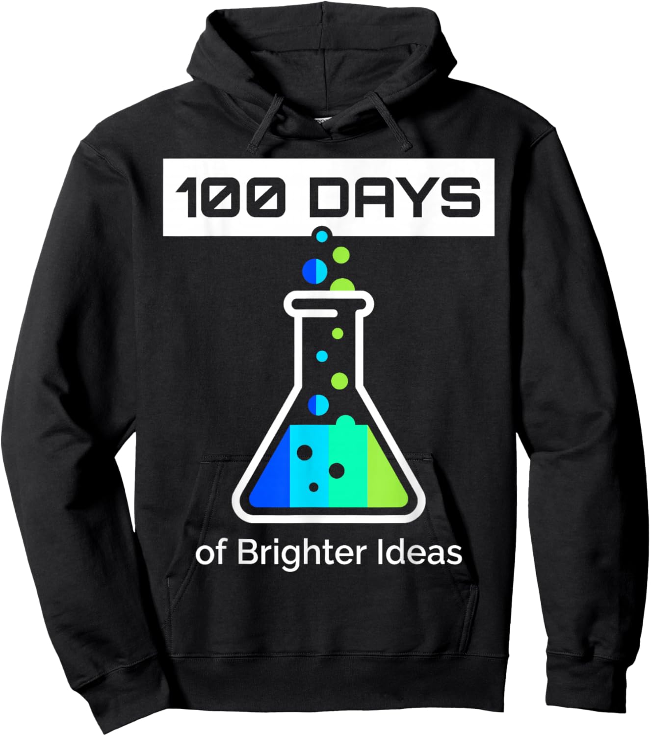 100 Days of School Science Hoodie - Hoodie | Black