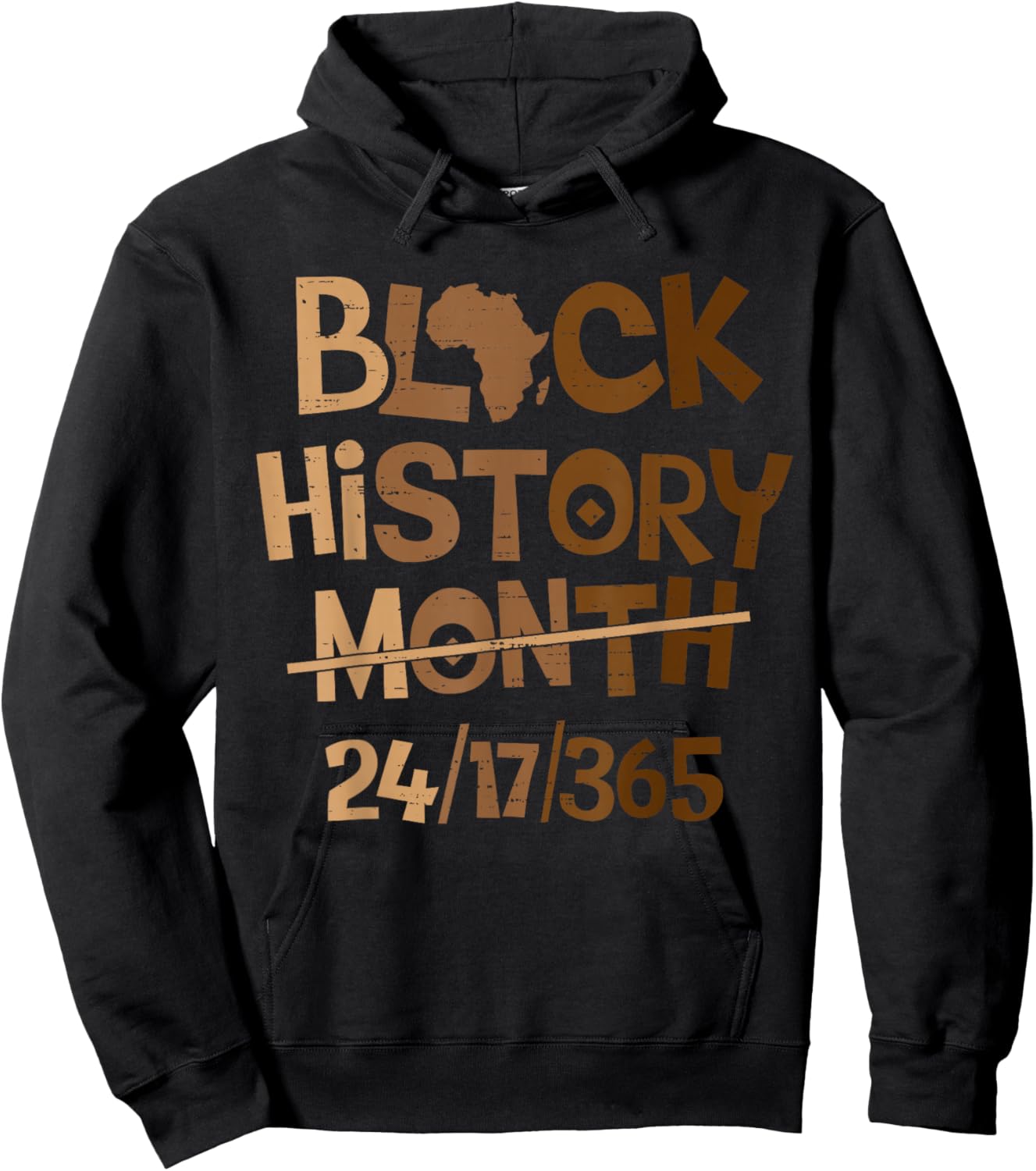 Black History Month 24/7/365 Melanin African Men Women Kids Hoodie - Hoodie | Black