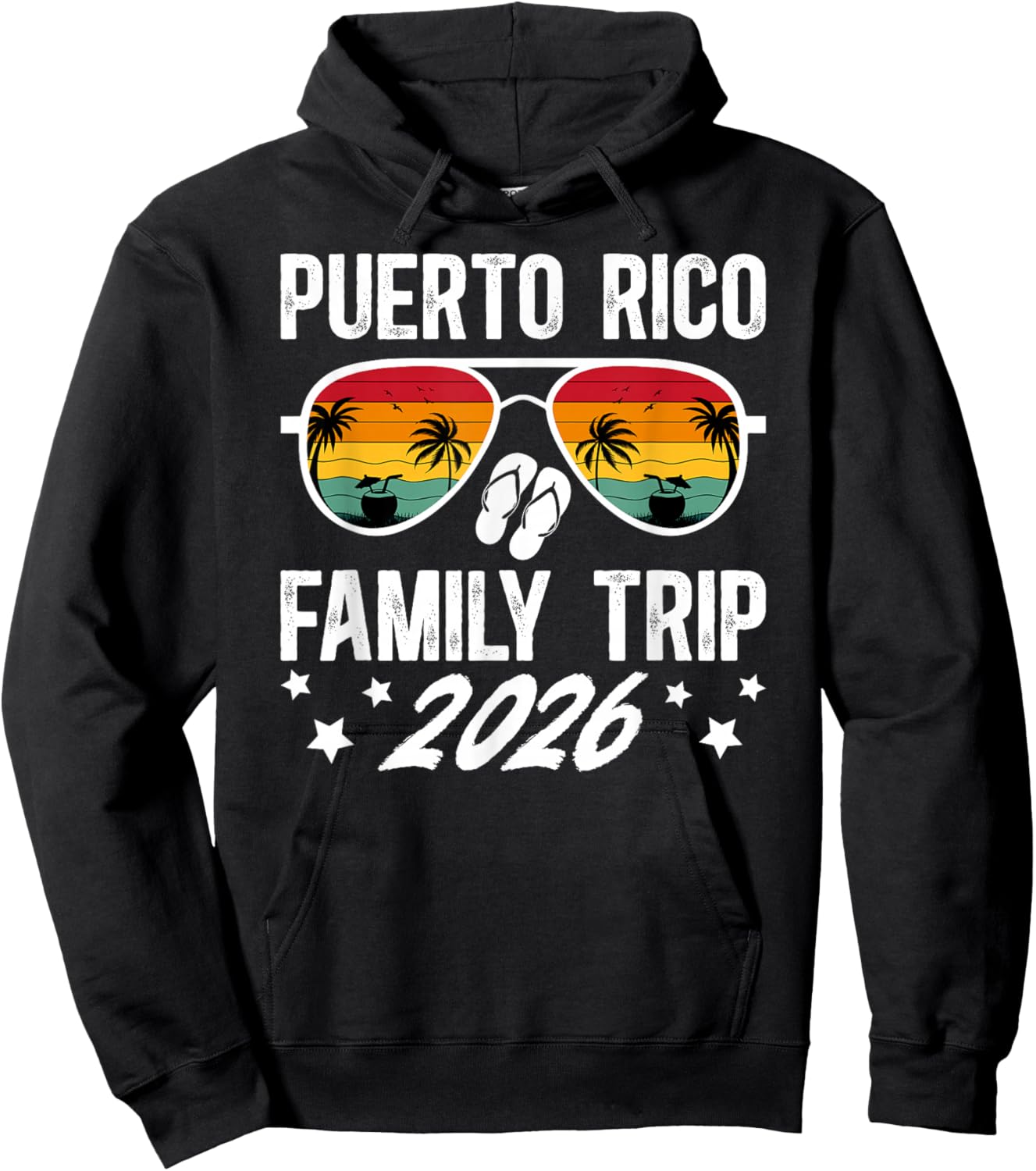 Puerto Rico Family Trip 2026 Puerto Rico Family Vacation Hoodie - Hoodie | Black