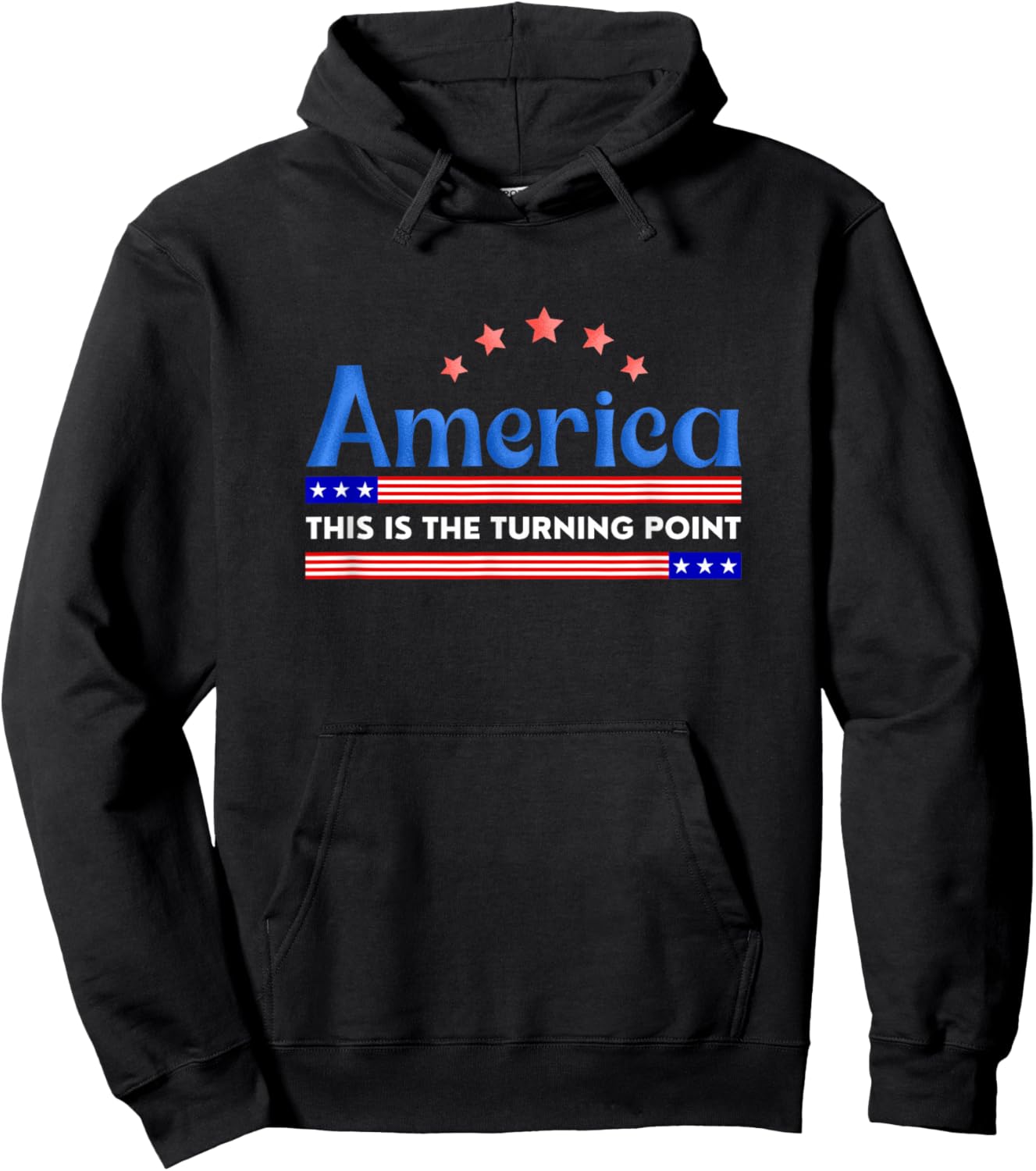 This is The Turning Point USA Flag Women Teens Hoodie - Hoodie | Black