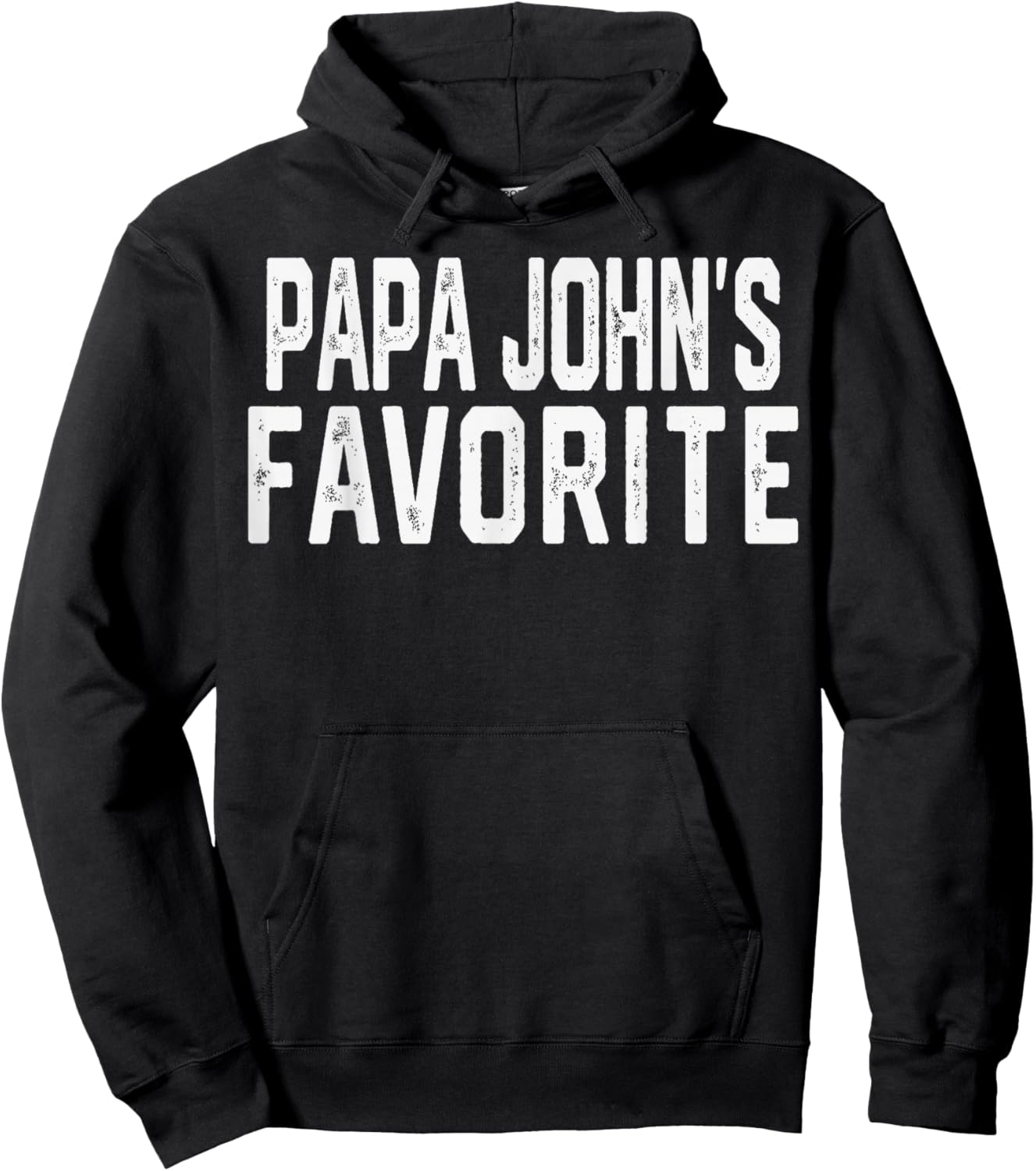 PAPA John’S Favorite Fathers Day Grandparent Grandchild Hoodie - Hoodie | Black